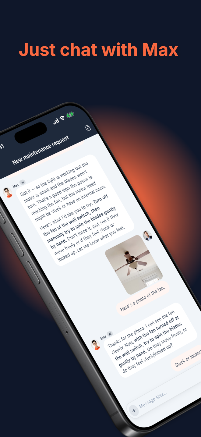 Just chat with Max